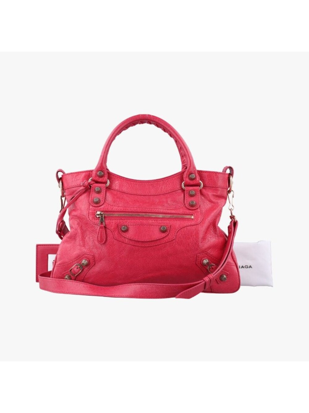 Balenciaga Electric Perforated Motorcycle Le City Red